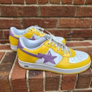 BAPE STA Yellow,White,Purple Mens 12